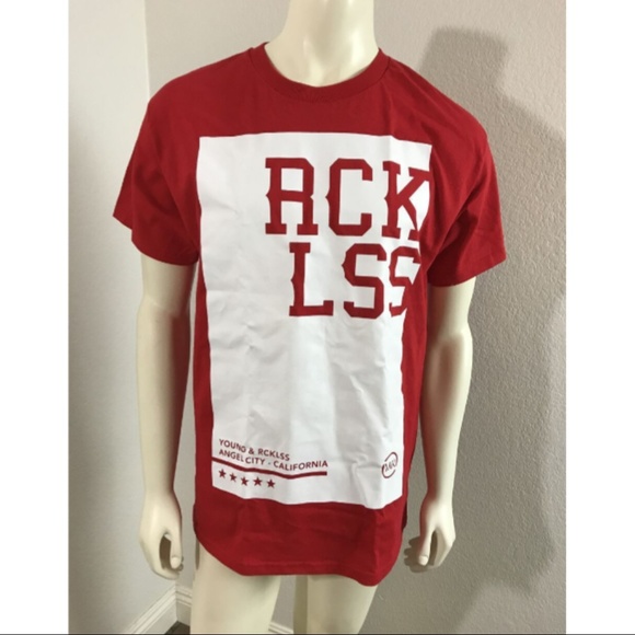 Y Other - YR Large Shirt Red Tee California Young & Rcklss
